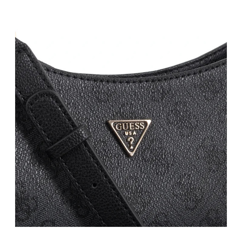 Guess Noelle II Top Zip Shoulder Bag HWBG96 71280 Coal Logo (GU773-a) rankinė