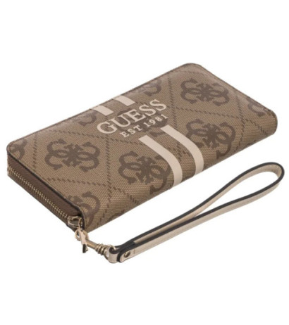 Guess Laurel II Slg Large Zip Around SWOS74 59146 Latte Logo (GU774-a) rankinė
