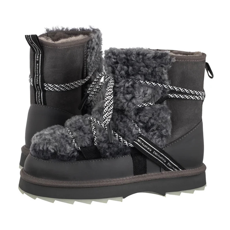 EMU Australia Blurred Teddy Charcoal W13196 (EM541-b) batai