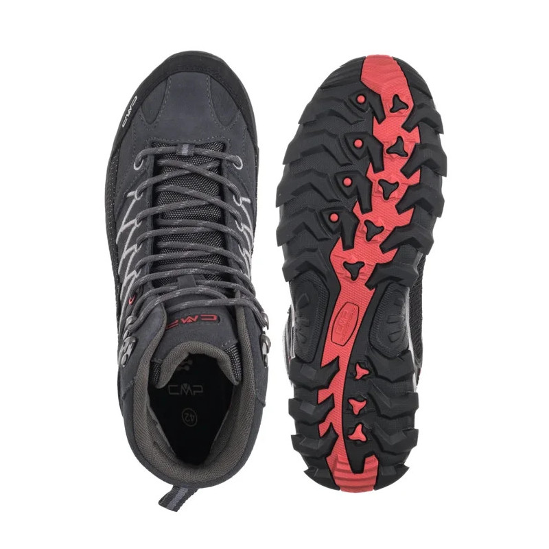 CMP Rigel Mid Trekking Shoe Wp 3Q12947 60UU Titanio/Ferrari (CM2-d) batai