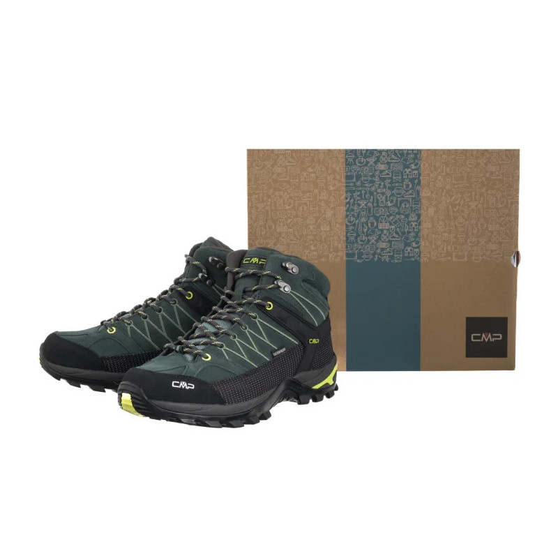CMP Rigel Mid Trekking Shoe Wp 3Q12947 11FU Trek Green/Apple (CM2-e) batai