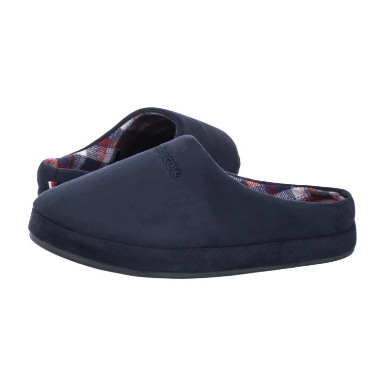 Tommy Hilfiger Hilfiger M Sde Check House Shoe Desert Sky FM0FM05615 DW5 (TH1406-b) šlepetės