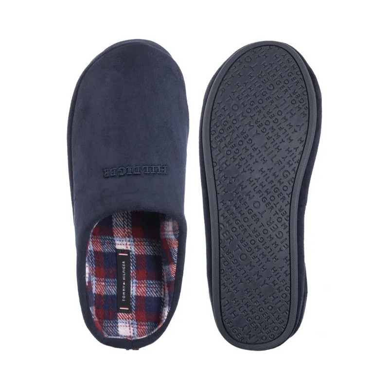 Tommy Hilfiger Hilfiger M Sde Check House Shoe Desert Sky FM0FM05615 DW5 (TH1406-b) šlepetės