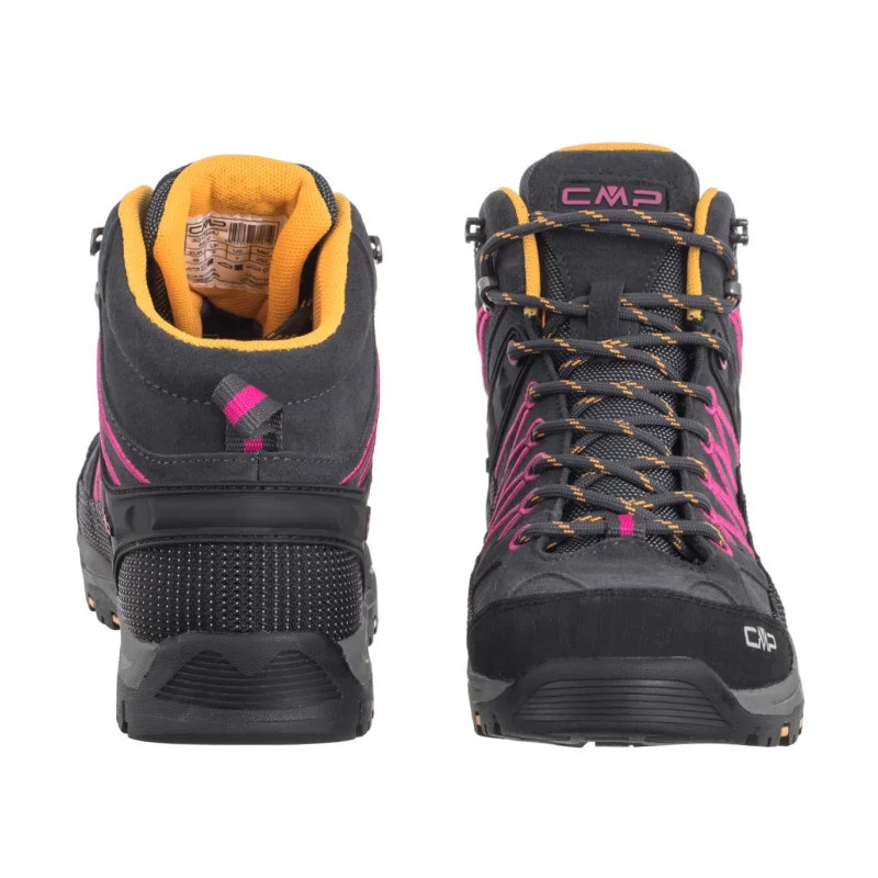 CMP Kids Rigel Mid Trekking Shoe Wp 3Q12944J 34UF Antracite/Yellow Fluo (CM8-e) batai