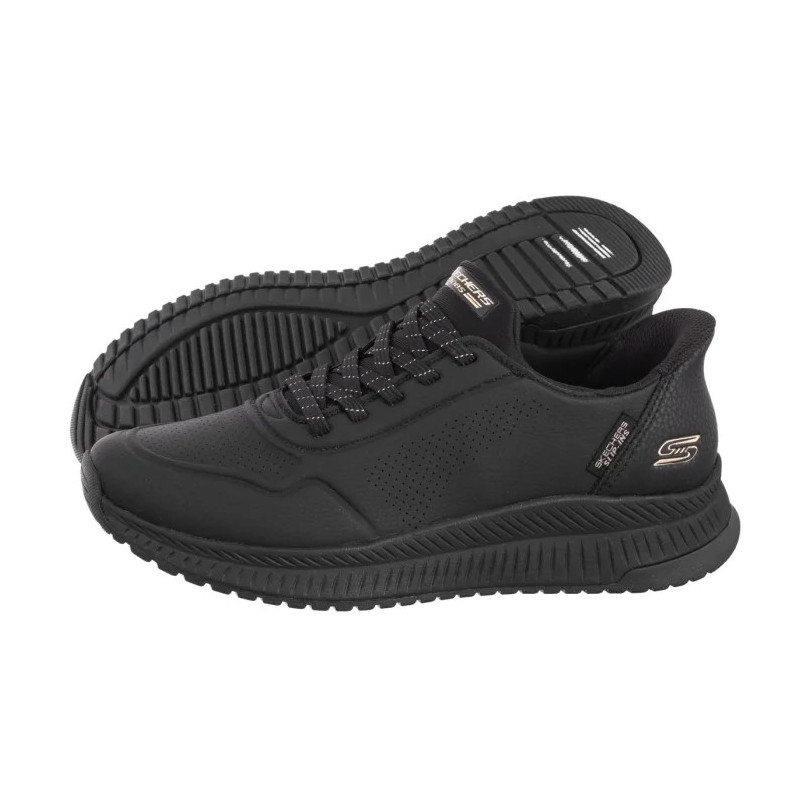 Skechers Bobs Squad Key Look Slip-Ins Black 117740/BLK (SK270-b) sportiniai bateliai