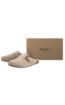 Pepe Jeans Corby Clog W Stowe Beige PLS900001 856 (PE73-a) Moteriški batai/šlepetės