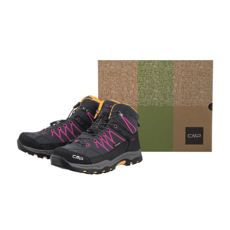 CMP Kids Rigel Mid Trekking Shoe Wp 3Q12944 54UE Antracite/Bouganville (CM1-b) aulinukai