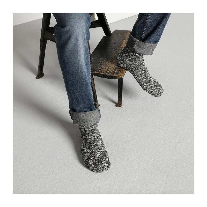 Birkenstock Cotton Slub M Black/Grey 1008039 (BK329-a) kojinės