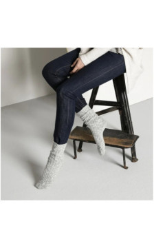 Birkenstock Cotton Slub W Gray/White 1008032 (BK341-a) kojinės