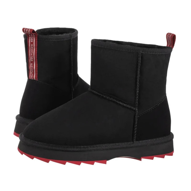 EMU Australia Sharky Mini Black/Cherry W12434 (EM347-d) batai