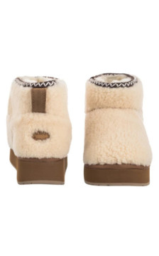 EMU Australia Stinger Micro Flatform Teddy Natural W13187 (EM545-a) batai
