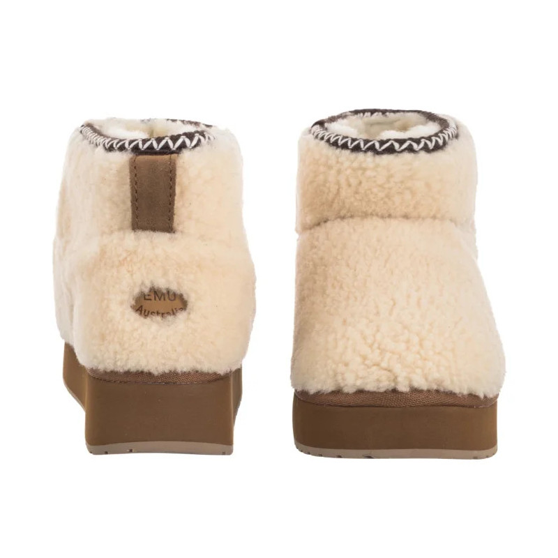 EMU Australia Stinger Micro Flatform Teddy Natural W13187 (EM545-a) batai