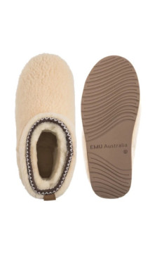 EMU Australia Stinger Micro Flatform Teddy Natural W13187 (EM545-a) batai