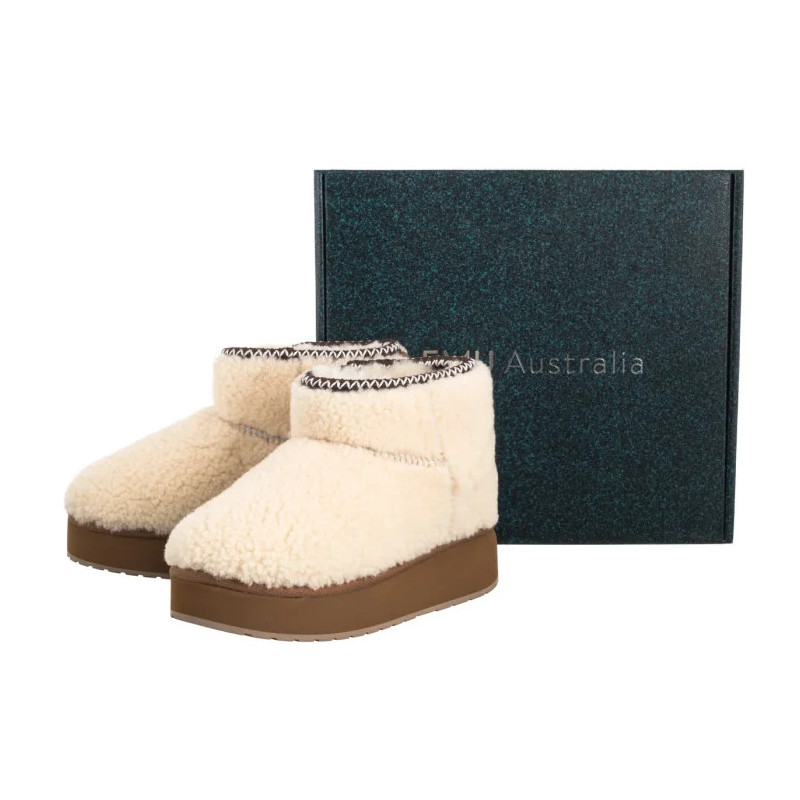 EMU Australia Stinger Micro Flatform Teddy Natural W13187 (EM545-a) batai