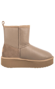 EMU Australia Stinger Mini Flatform Leather Sand W13189 (EM549-a) batai