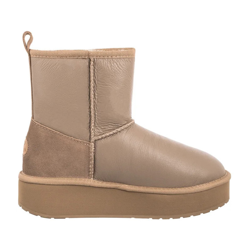 EMU Australia Stinger Mini Flatform Leather Sand W13189 (EM549-a) batai