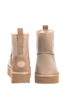 EMU Australia Stinger Mini Flatform Leather Sand W13189 (EM549-a) batai