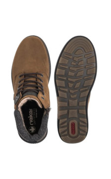 Rieker Brązowe B3343-26 Brown (RI138-b) žygio batai