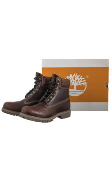 Timberland Premium 6 In Lace Waterproof MD Brown Full Grain 0A2P6W EIU (TI138-b) žygio batai