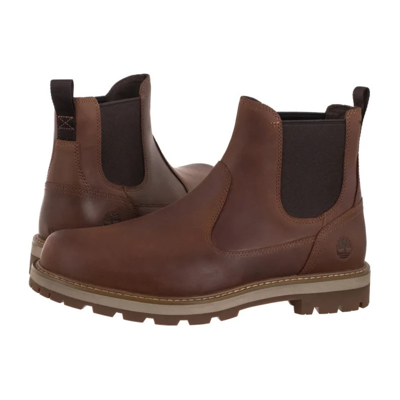 Timberland Britton Road Mid Chelsea Boot Rust Full Grain 0A6A4W EM6 (TI141-b) batai