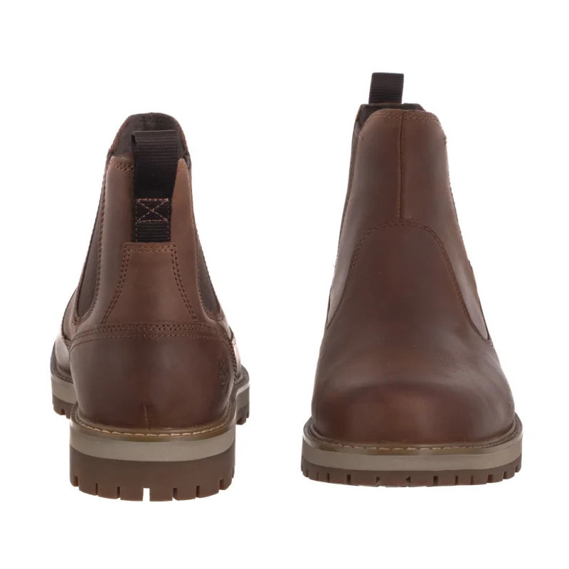 Timberland Britton Road Mid Chelsea Boot Medium Brown Nubuck 0A6A4W EM5 (TI141-b) batai