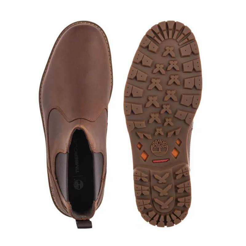 Timberland Britton Road Mid Chelsea Boot Medium Brown Nubuck 0A6A4W EM5 (TI141-b) batai