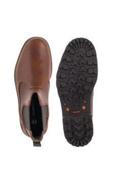 Timberland Britton Road Mid Chelsea Boot Medium Brown Nubuck 0A6A4W EM5 (TI141-c) batai