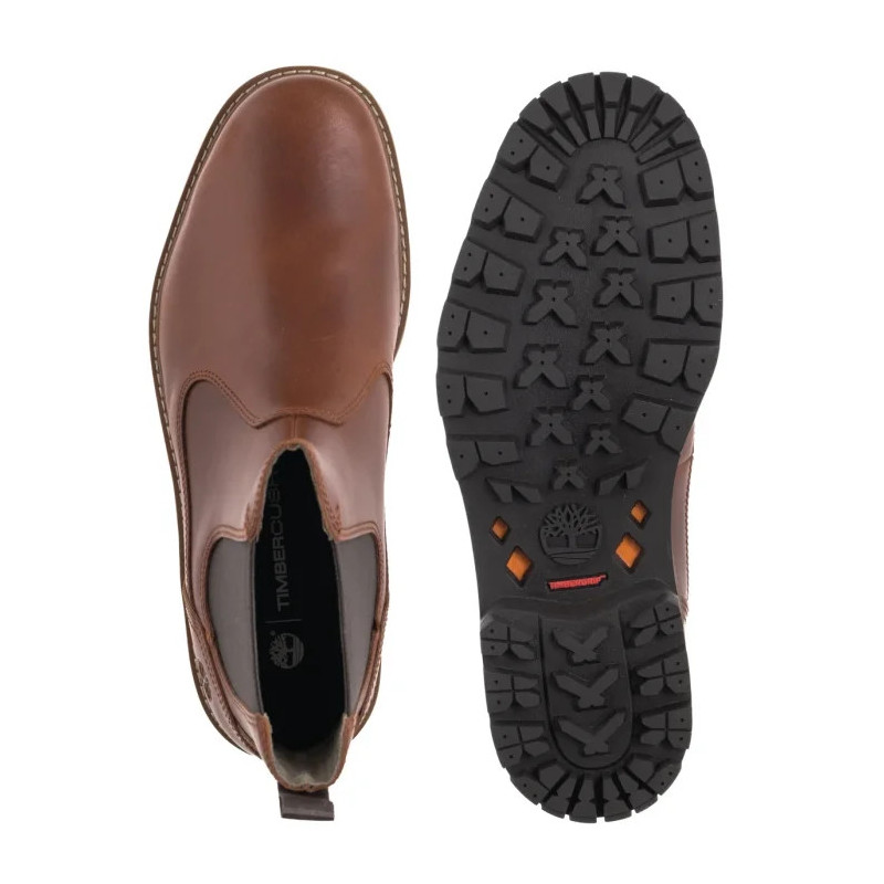 Timberland Britton Road Mid Chelsea Boot Medium Brown Nubuck 0A6A4W EM5 (TI141-c) batai