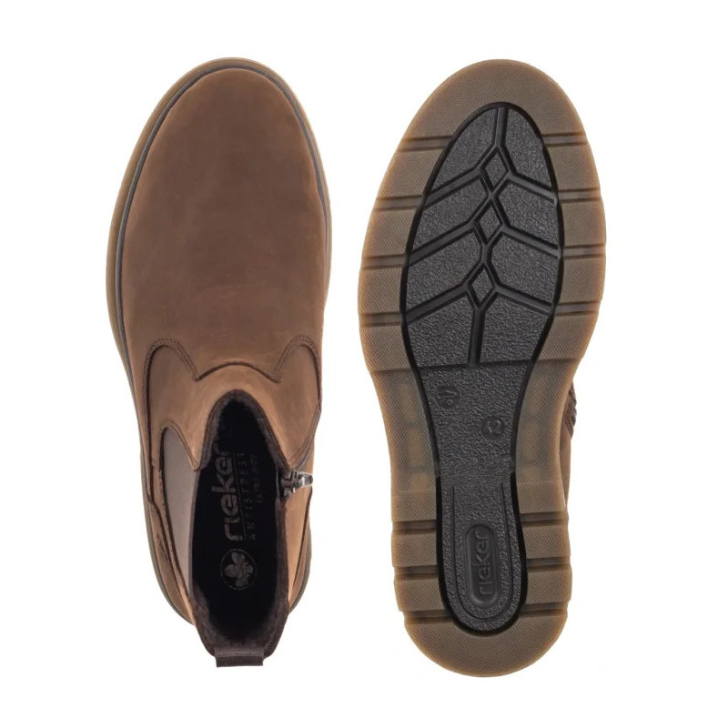 Rieker Brązowe F7051-23 Brown (RI314-a) batai