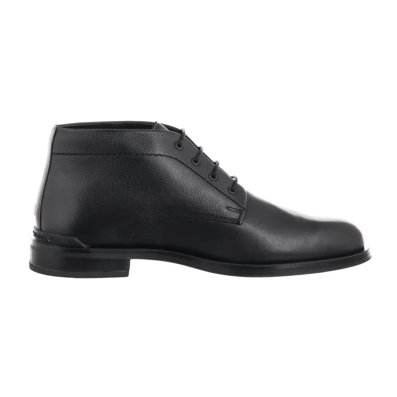 Tommy Hilfiger Corporate Hilfiger Lth Boot Black FM0FM05697 BDS (TH1410-a) batai