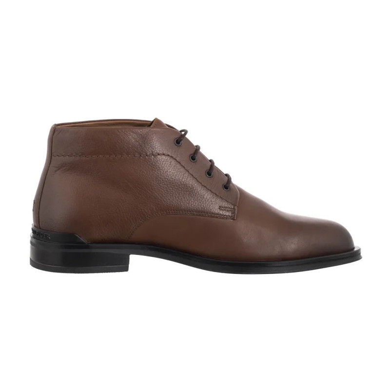 Tommy Hilfiger Corporate Hilfiger Lth Boot Winter Cognac FM0FM05697 GVI (TH1410-b) batai