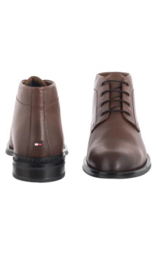 Tommy Hilfiger Corporate Hilfiger Lth Boot Winter Cognac FM0FM05697 GVI (TH1410-b) batai