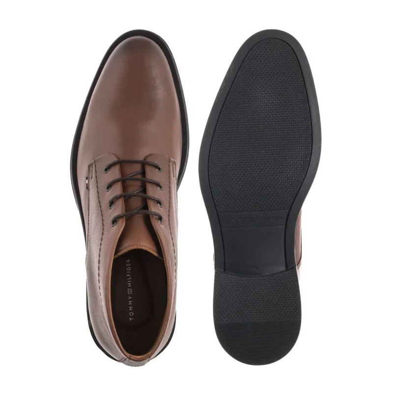 Tommy Hilfiger Corporate Hilfiger Lth Boot Winter Cognac FM0FM05697 GVI (TH1410-b) batai