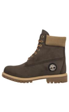 Timberland Premium 6 In Lace Waterproof Dark Brown Nubuck W 0A2P6W A4J (TI153-a) žygio batai