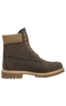 Timberland Premium 6 In Lace Waterproof Dark Brown Nubuck W 0A2P6W A4J (TI153-a) žygio batai