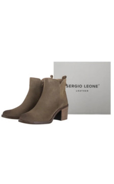 Sergio Leone Beżowe BT 25321-S (SL588-a) batai
