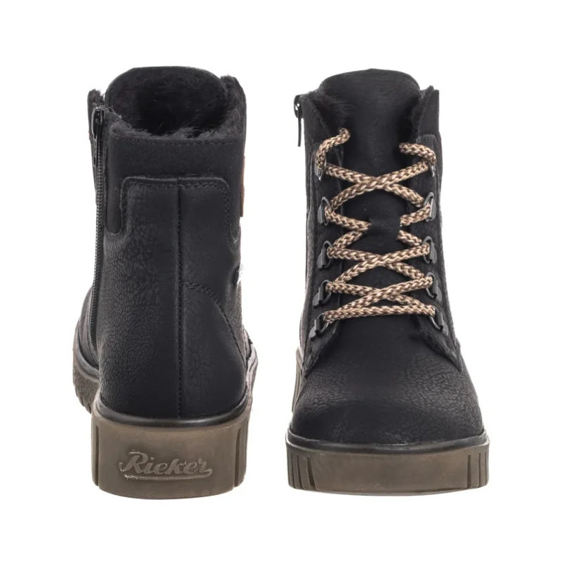 Rieker Czarne Y3433-00 Black (RI316-a) batai