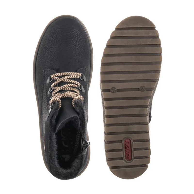 Rieker Czarne Y3433-00 Black (RI316-a) batai