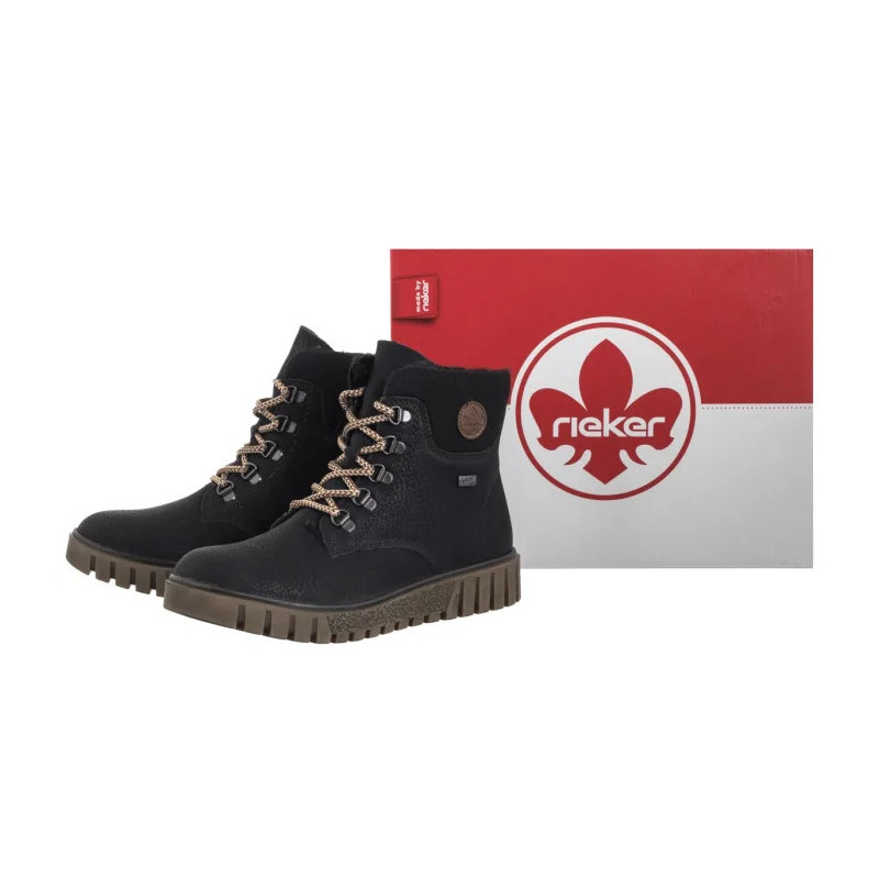 Rieker Czarne Y3433-00 Black (RI316-a) batai