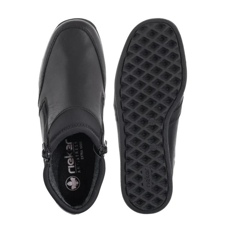 Rieker Czarne 47270-00 Black (RI321-a) batai
