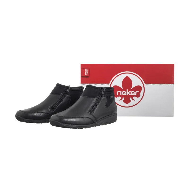 Rieker Czarne 47270-00 Black (RI321-a) batai