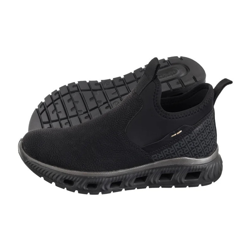 Rieker Czarne M6053-00 Black (RI325-a) batai