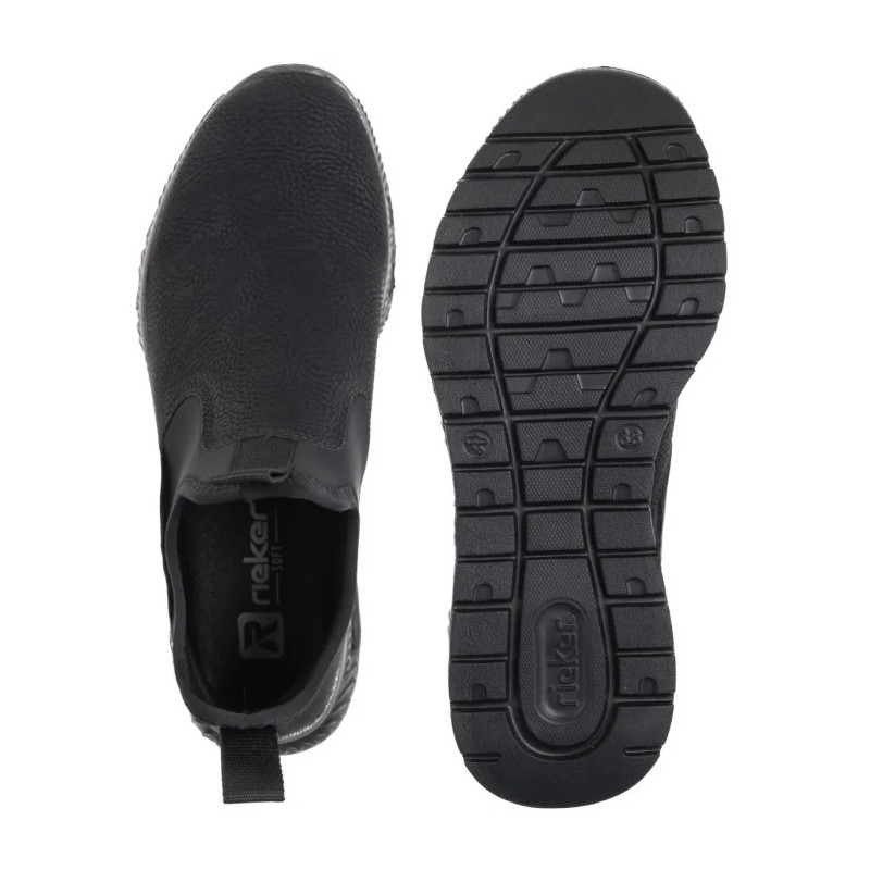 Rieker Czarne M6053-00 Black (RI325-a) batai