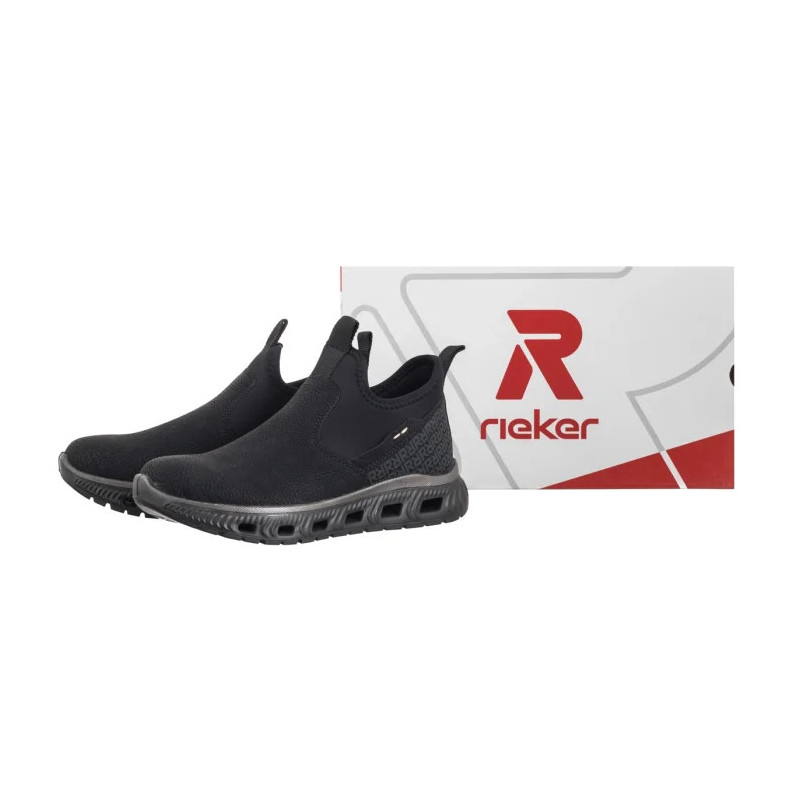 Rieker Czarne M6053-00 Black (RI325-a) batai