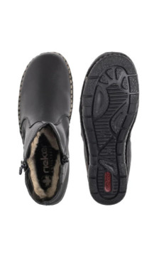 Rieker Czarne 73365-00 Black (RI326-a) batai