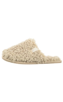 Calvin Klein Close Slipper Fur Marshmallow YW0YW01975 YAL (CK701-a) Moteriški batai/šlepetės