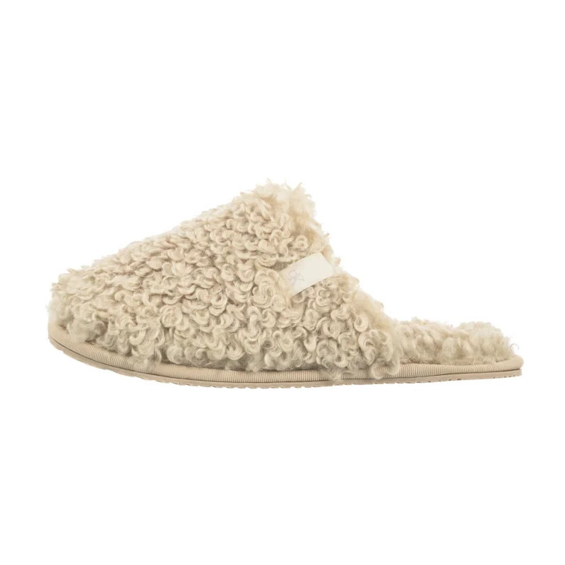 Calvin Klein Close Slipper Fur Marshmallow YW0YW01975 YAL (CK701-a) Moteriški batai/šlepetės