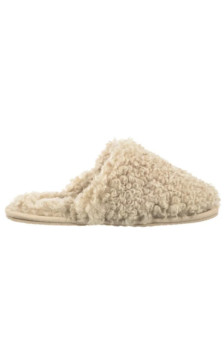 Calvin Klein Close Slipper Fur Marshmallow YW0YW01975 YAL (CK701-a) Moteriški batai/šlepetės