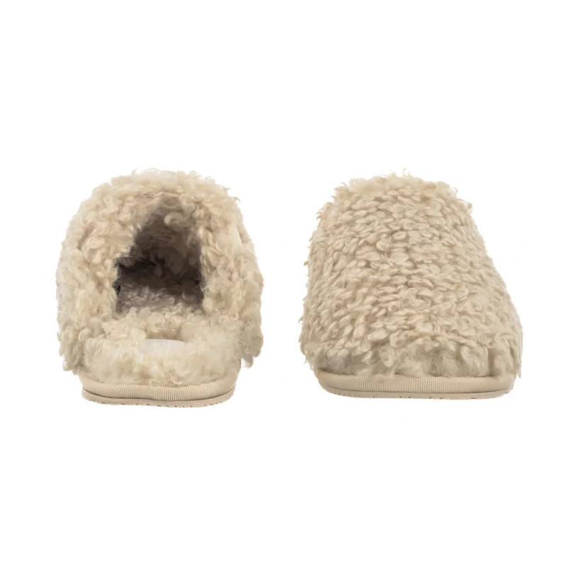 Calvin Klein Close Slipper Fur Marshmallow YW0YW01975 YAL (CK701-a) Moteriški batai/šlepetės