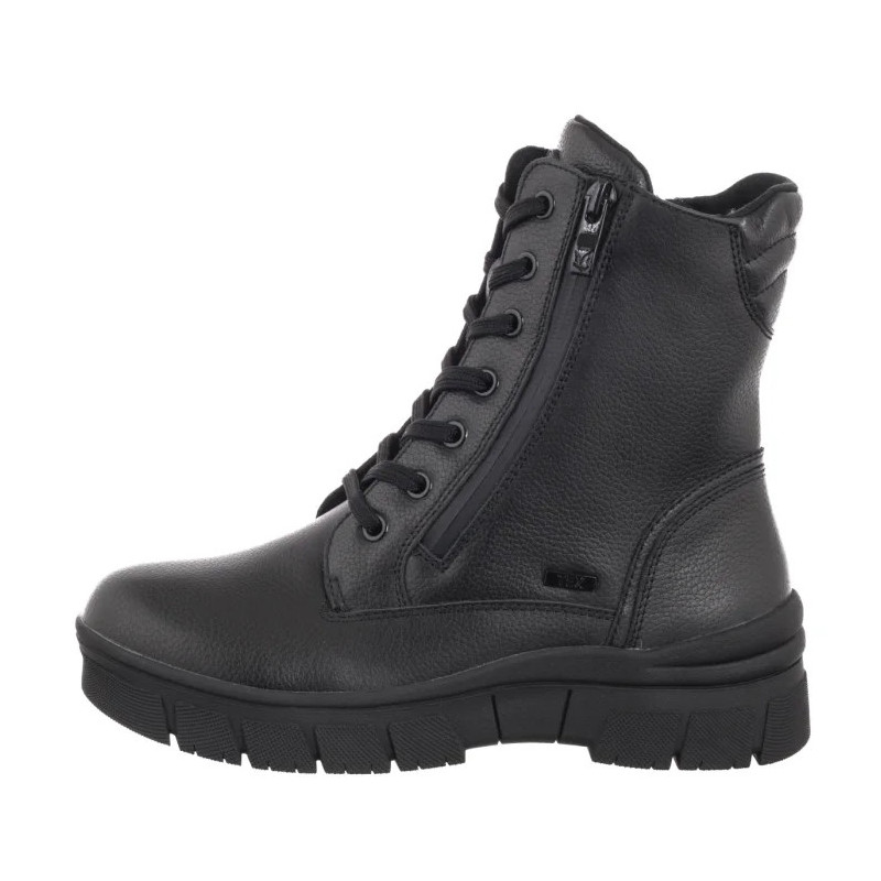 Carinii Czarne 9-26235-41 022 Black Nappa  (CP452-a) batai